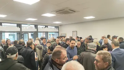 Photo de l'inauguration du local