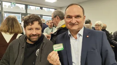 Photo de l'inauguration du local