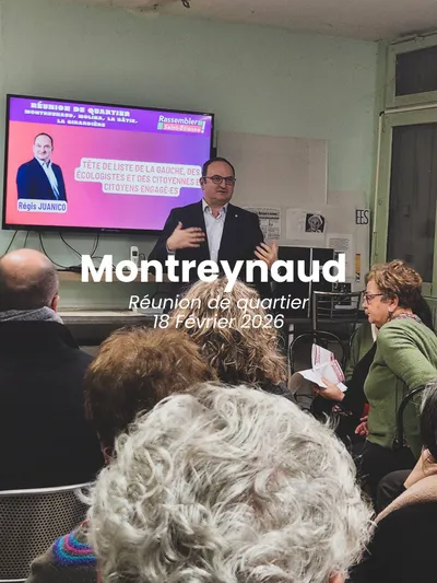 Réunion de proximité à Montreynaud