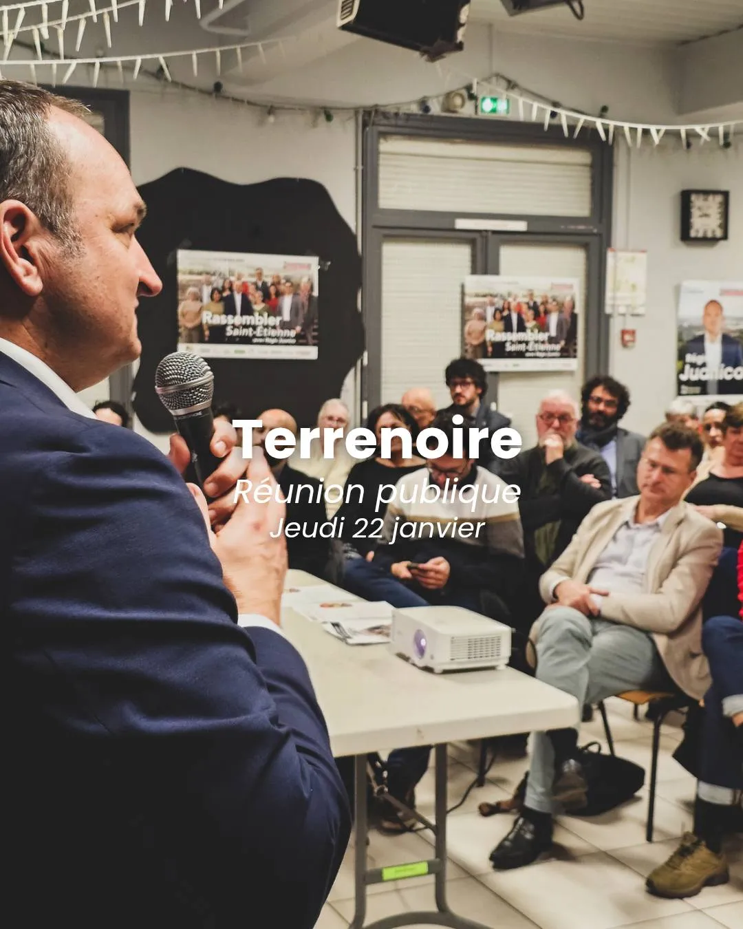 Réunion de quartier à Terrenoire